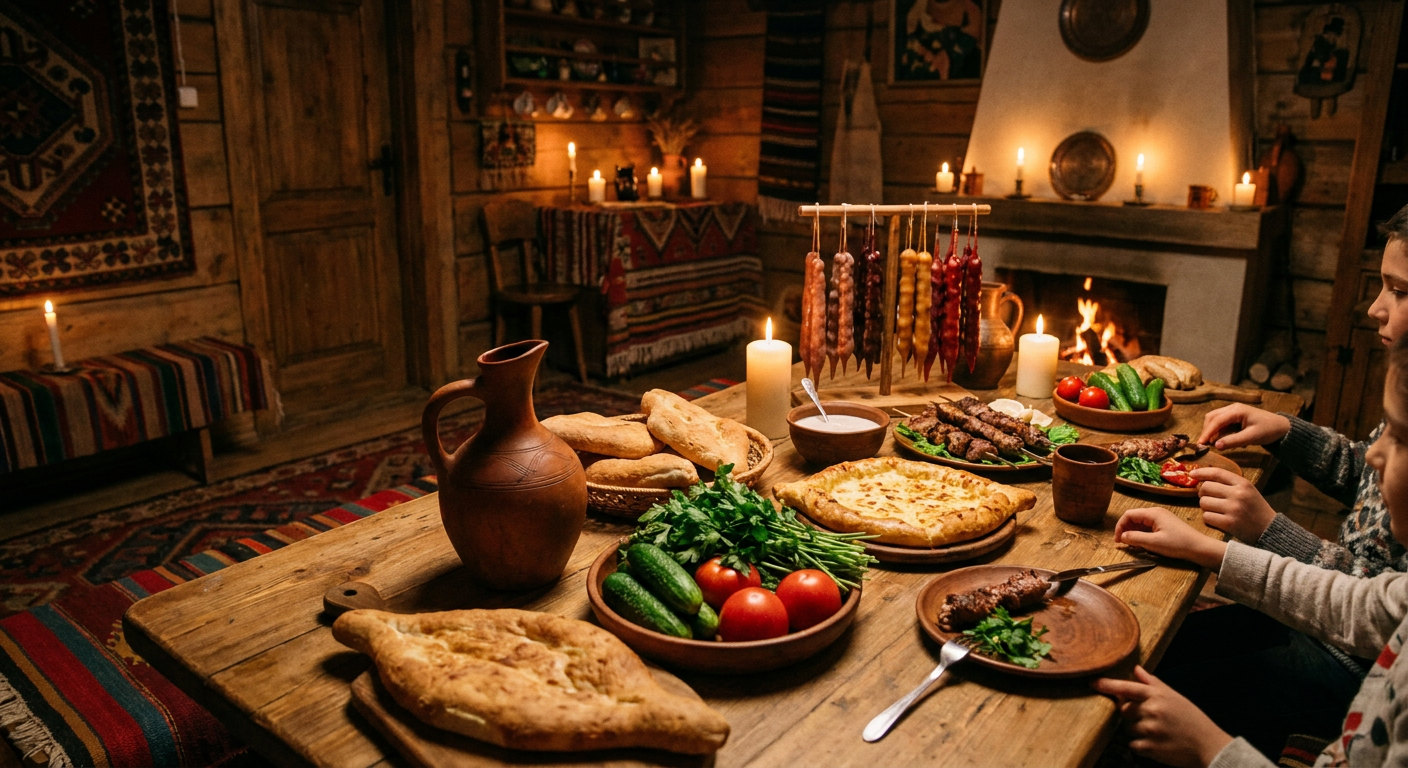 Georgian guesthouse experience